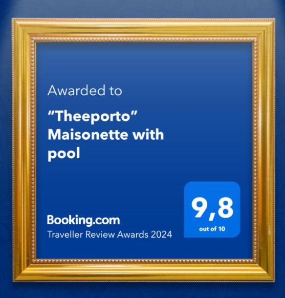 “Theeporto” Maisonette With Pool ゴウヴァイ エクステリア 写真